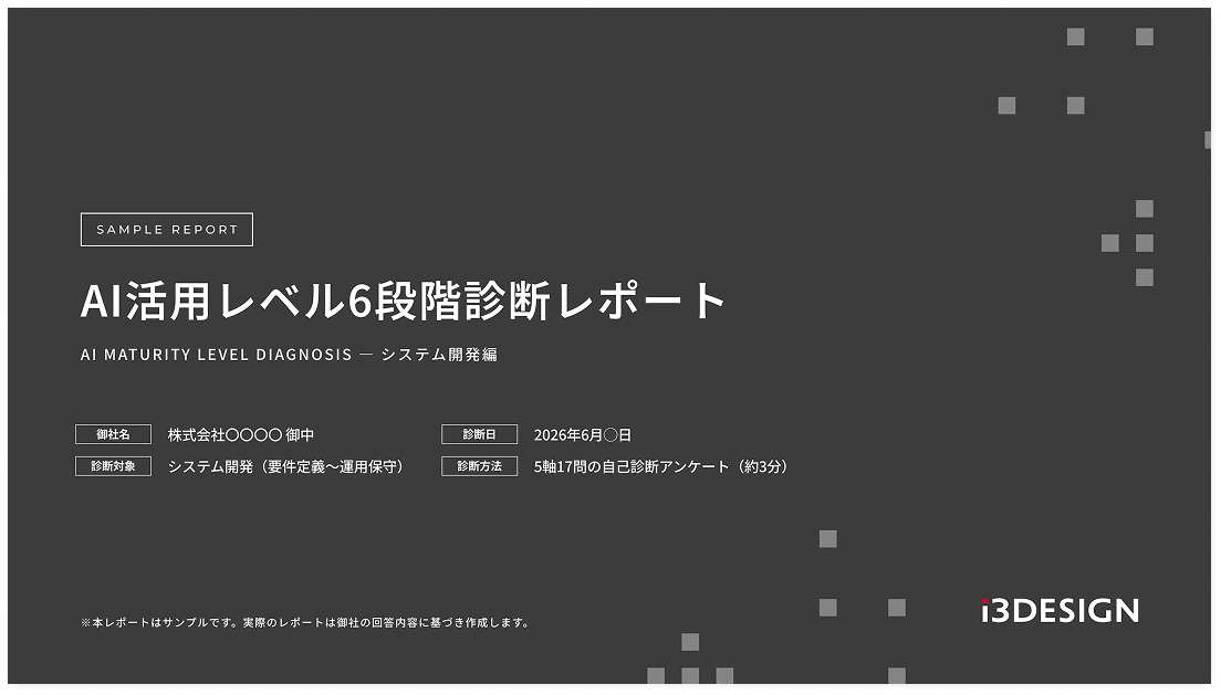 AI駆動開発 ボトルネック診断レポート 表紙