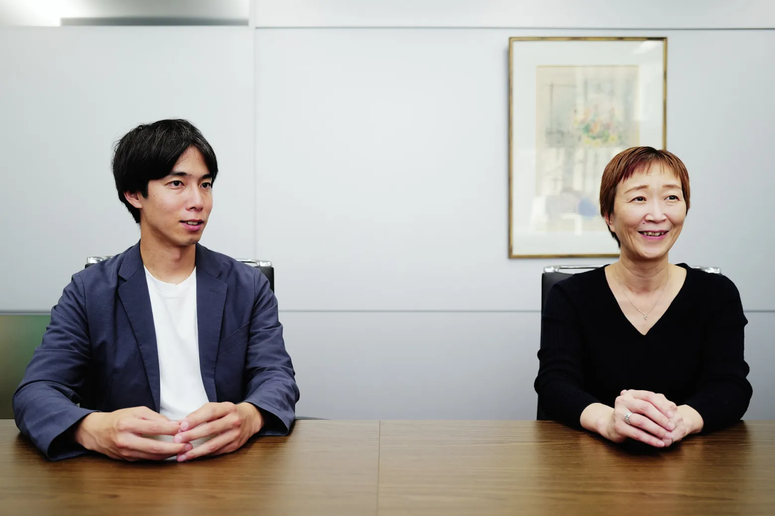 インタビュー写真
