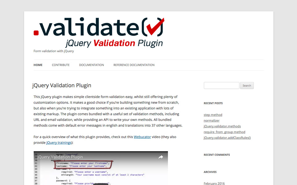 jQuery-Validation-Plugin