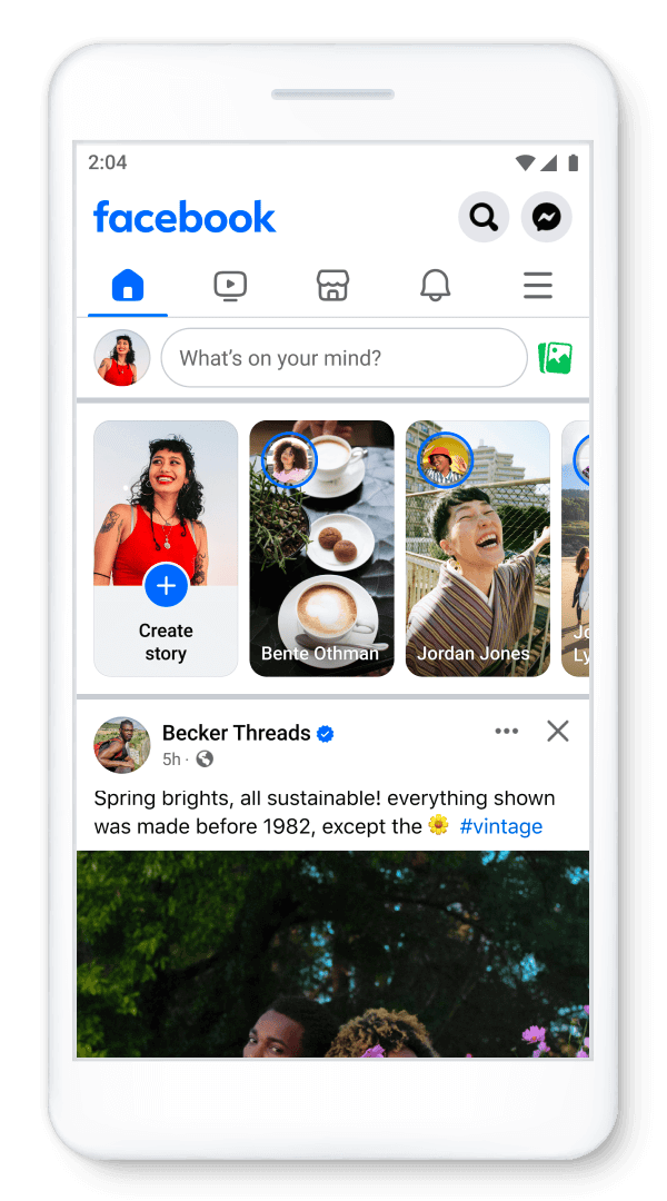 Facebookイメージ画面