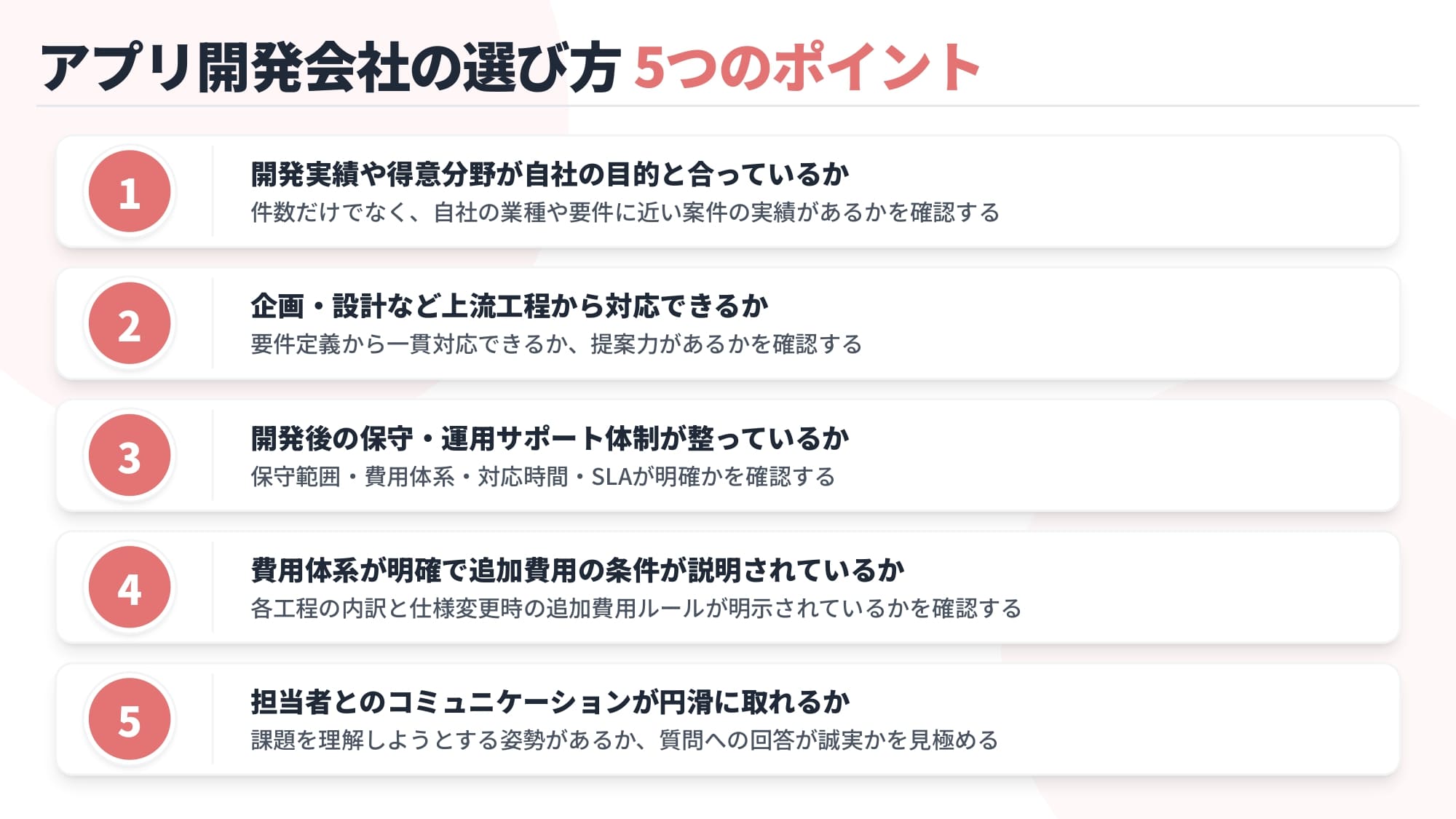 アプリ開発会社の選び方