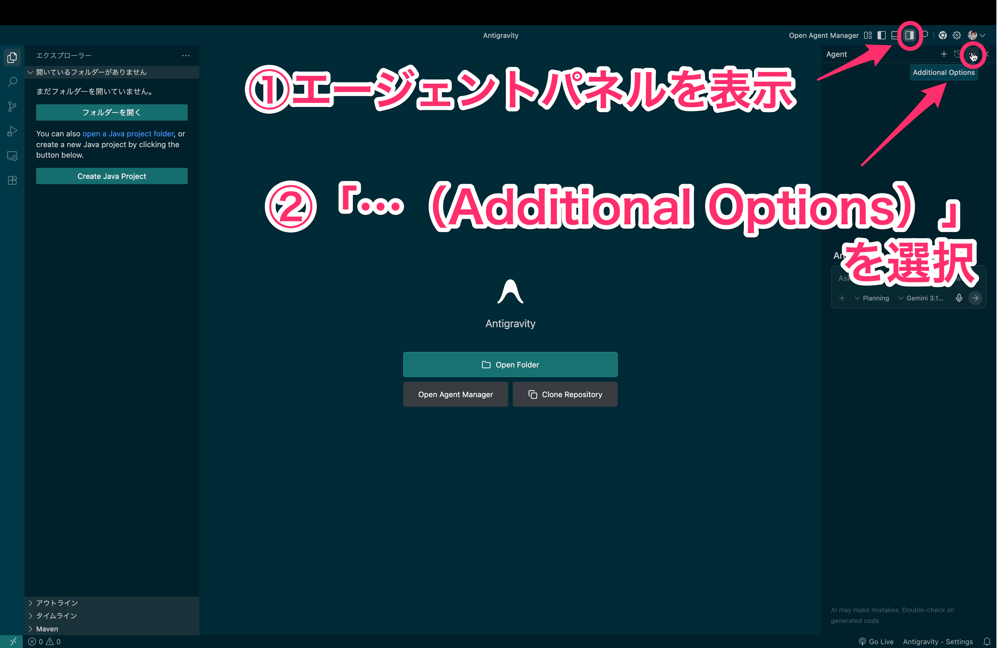 画面右上_Additional Option